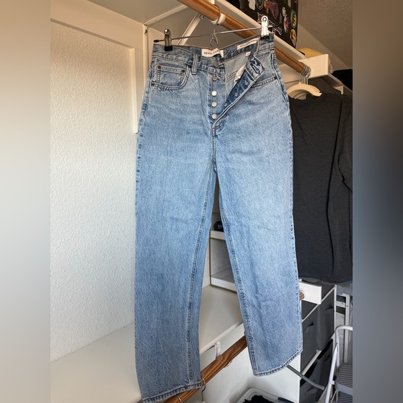 Light Blue Denim Jeans - Aritzia Jeans - The denim Forum Joni Jeans - Picture 5 of 7